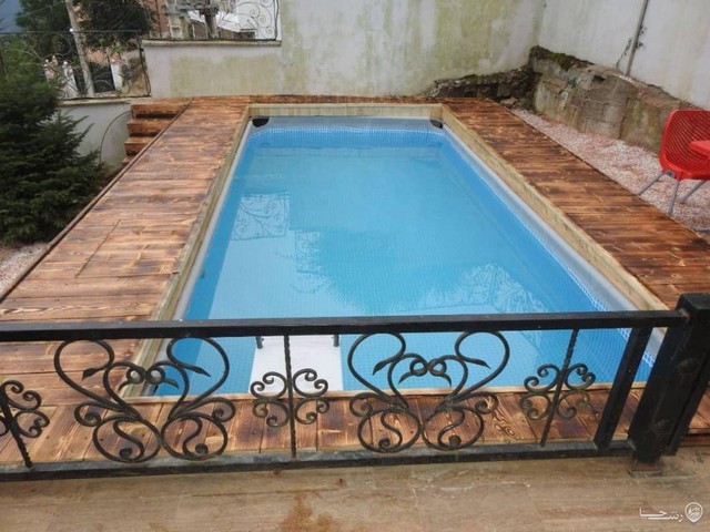 ویلا دوبلکس با استخرفضای باز