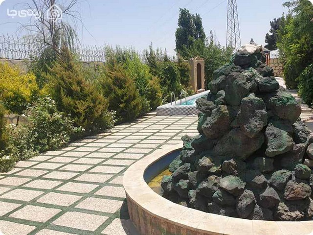 ویلا استخردار روباز با آب گرم