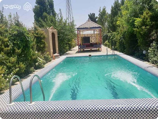ویلا استخردار روباز با آب گرم