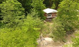 ویلاجنگلی لب رودخونه۳خواب تراس دار