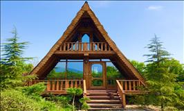  کلبه چوبی شیک در رامسر