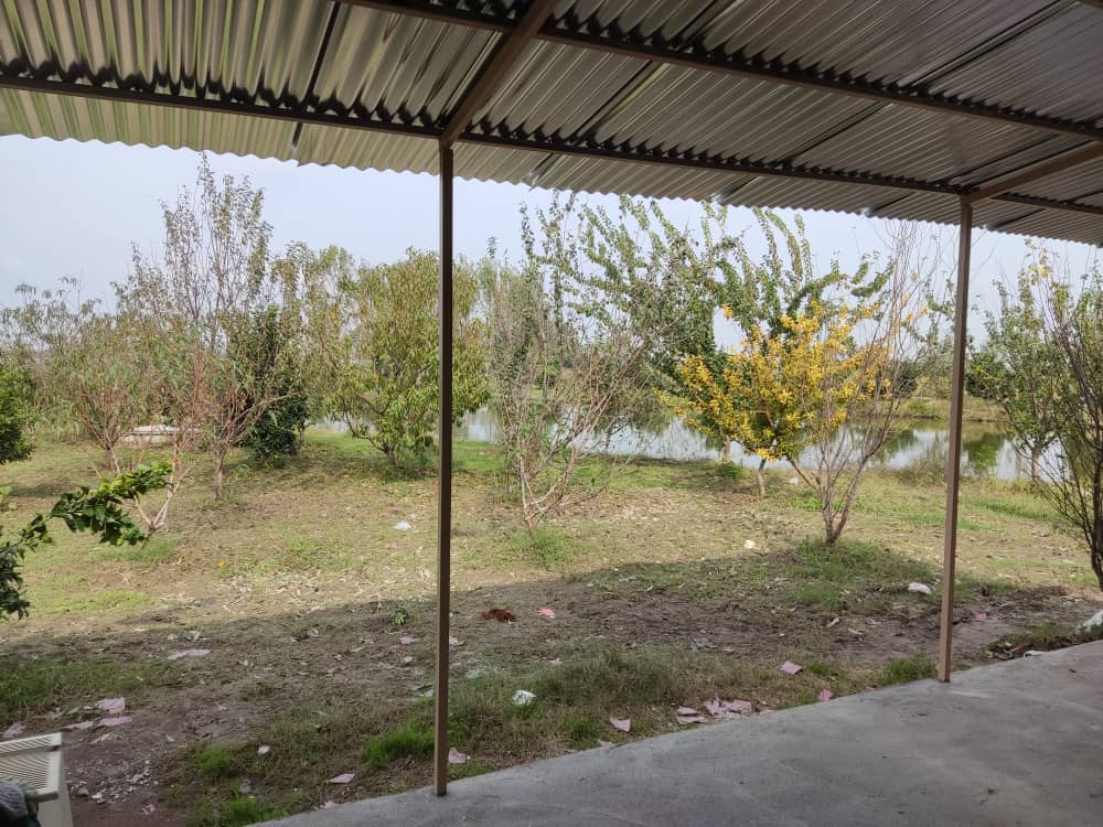 ویلا باغ در آمل با دریاچه