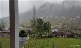 ویلا با نمای مزارع پلکانی و جنگلی