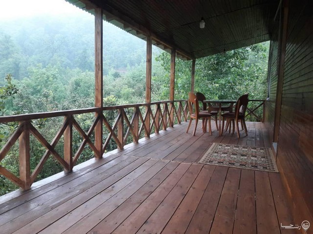 کلبه سنتی در هفت آبشار 