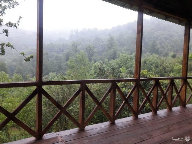 کلبه سنتی در هفت آبشار 