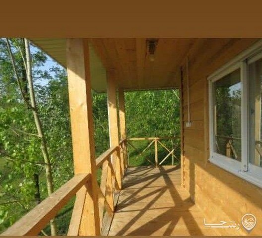 کلبه چوبی دوبلکس در ماسال با چشم انداز زیبا