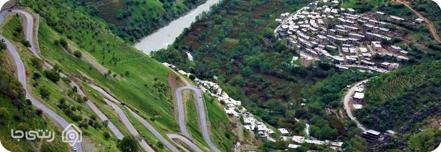 جاده هجیج به اورامان تخت