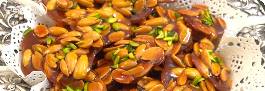 شیرینی بادام سوخته شیراز