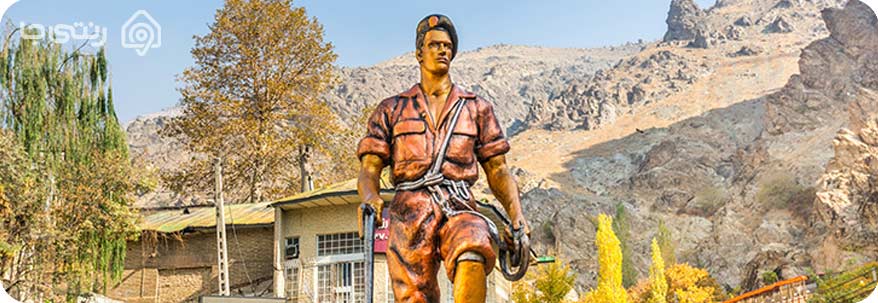 مجسمه کوهنورد دربند