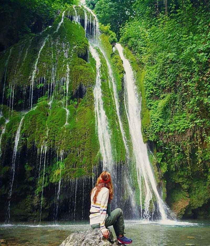 آبشار خزه ای کبودوال